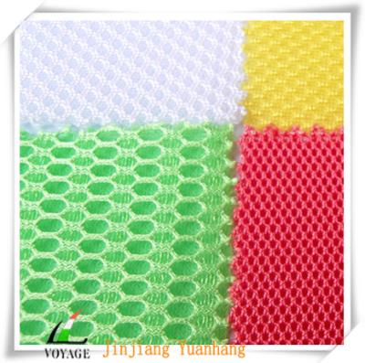 China Memory 3D Spacer Sandwich Home Textiles Fabric 100% Polyester Stretch Air Mesh Fabric for sale