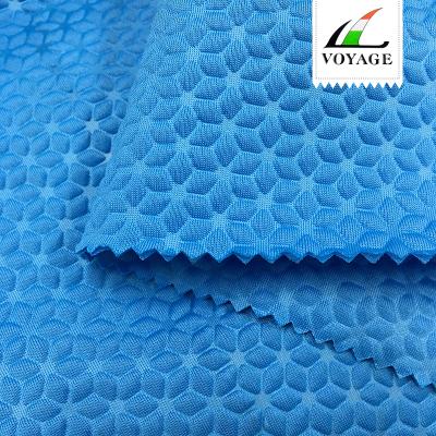 China 3 Layers Embossed Mesh Polyester Anti-Static Chair Fabric for sale