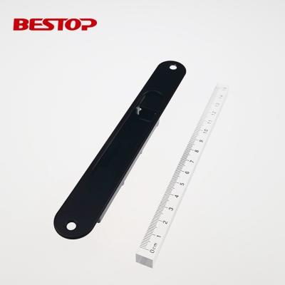 China Easy to install. New creative beautiful sliding door handle locks door handles for home factory price black coating for sale