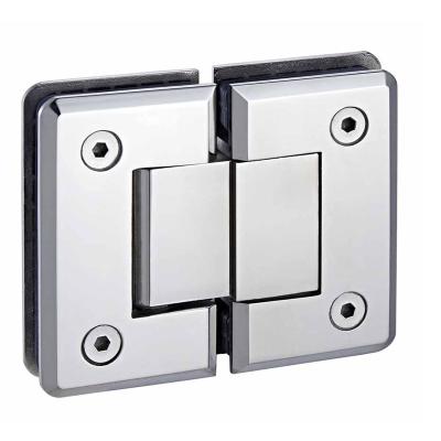 China Traditional Beveled Angle 180 Degree Bathroom Door Hinge Glass Shower Circinal for sale