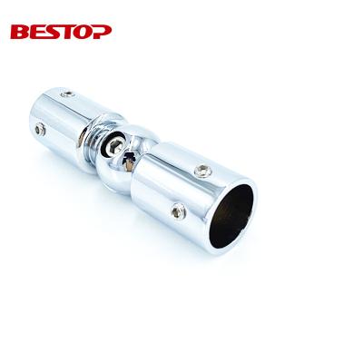 China High Quality Glass Shower Room Bathroom Fittings 25mm Hose Connector Stainless Steel Brass for sale