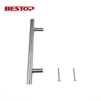 China CE Certificate Modern Cabinet Handle Pulls And Hollow T Bar Furniture Pulls Silver Oxide for sale