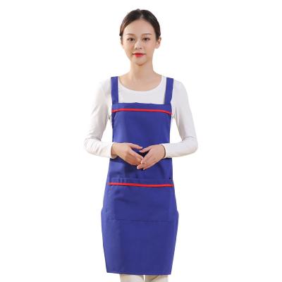 China Wholesale High Quality Eco-friendly Custom Printing Adults Hairdresser Kitchen Cooking Women And Men Apron for sale