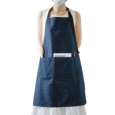 China Eco-Friendly Waiter Apron Customized Fashionable Household Kitchen Butchers Walmart Apron For Housewife Apron for sale