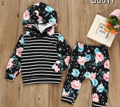 China Newborn Infant Baby Kids Toddler Collection Breathable Hoodie Long Sleeve Pants Spring Winter Cotton Outfits Baby Clothes Set for sale