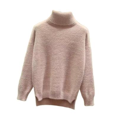 China Wholesale Anti Shrink Turn Down Collar Winter Chenille Women Thick Pullover Sweater for sale