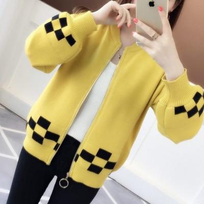 China 2019 New Arrival Fashionable Open Front Lady Pink Anti-pilling Elegant Short Cardigan Sweater for sale