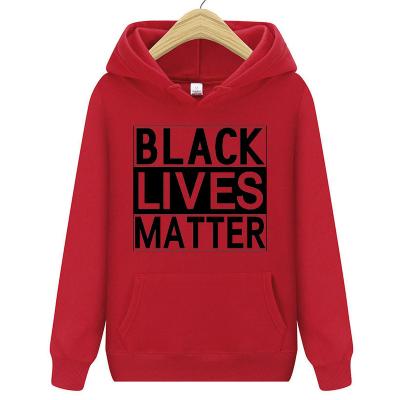 China QUICK DRY factory in large quantity black stock lives matter casual oversized pullover hoodie for women men for sale