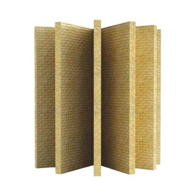 China Modern 100kg/m3 Rock Wool Board Insulation Fireproof Slab for sale