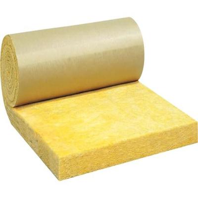 China Modern Insulation Material Glass Wool Blanket Layered With One Anti Moisture Kraft Large Quantity Need In France for sale