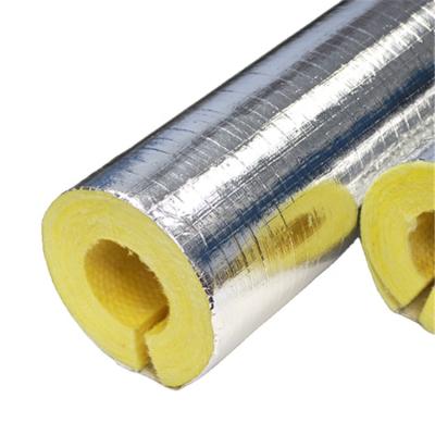 China traditional fiberglass wool pipe for tube insulation / glass wool for pipe insulation for sale