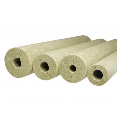 China Eco - Friendly Pipe Cover / Mineral Wool Heat Insulation Pipe Insulation for sale