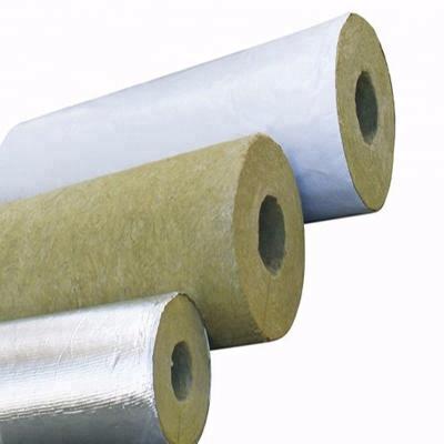 China Eco - Friendly Rock Wool Mineral Wool Insulation Pipe Section for sale