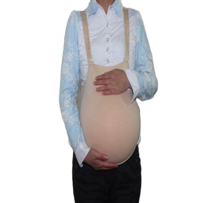 China New 2000g/pc CE Unisex 100% Silicone Pregnant Bag Design Free Shipping 100% Silicone Belly Realistichic Silicone Cloth 1 piece CE for sale