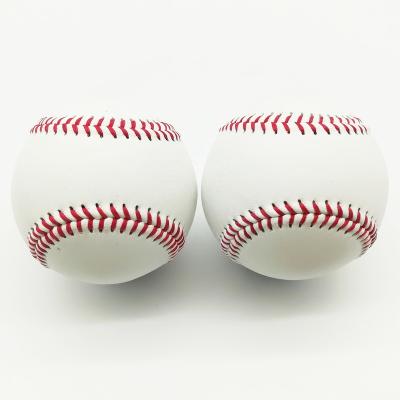 China Leather Custom Print Red Cork Core Baseball 15% Good Quality Wool Leather Wound For Practice for sale