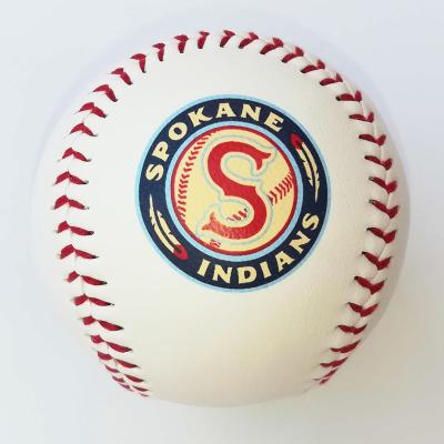 China 2022 High Quality Customization PVC Silk Screen Printing Gift Baseball Leather Ball for sale