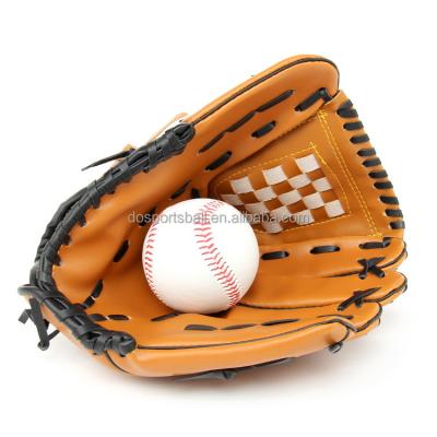 China Custom Wholesale Custom Logo Leather Gloves Baseball Field Gloves Anti-impact Baseball Glove for sale