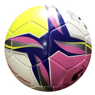 China PU Leather China Wholesale CE Standard Deflated Custom 5 Size Leather Soccer Ball / Soccer Ball Factory Products for sale