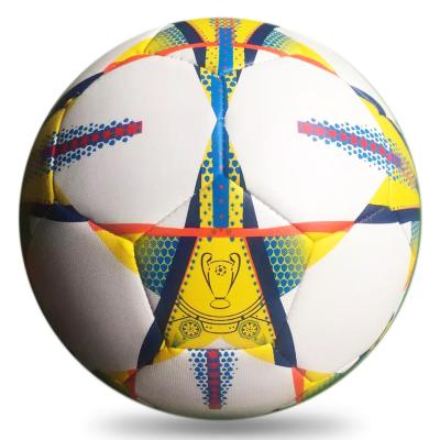 China Glossy Finish PVC/Matt PVC Leather Ball Glossy Finish Soccer Ball/Wear Resistance PVC/PU/TPU Size 5 Football for sale