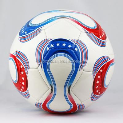 China Official Custom Size 5 PVC/TPU/PU Leather PVC Ball Custom PVC Logo Printing Football for sale