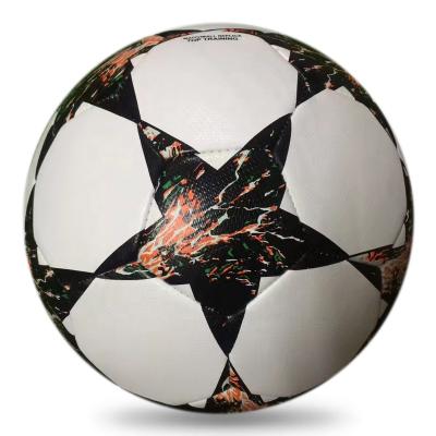 China PU Leather Size 5 Soccer Balls witn Official Custom LOGO Football For Soccer Training for sale