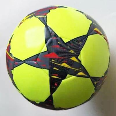 China Factory Direct Selling PU Leather Machine Stitched Football Size 5 PU Leather Soccer Ball Forming /match Football for sale