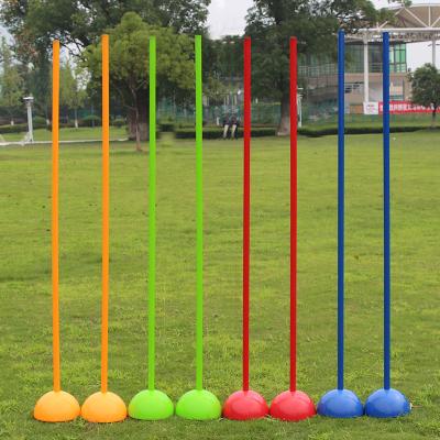 China Soccer 1.0 Meter Stick Agility Training Coaching Poles Coaching Training Sticks Agility Slalom Pole for sale