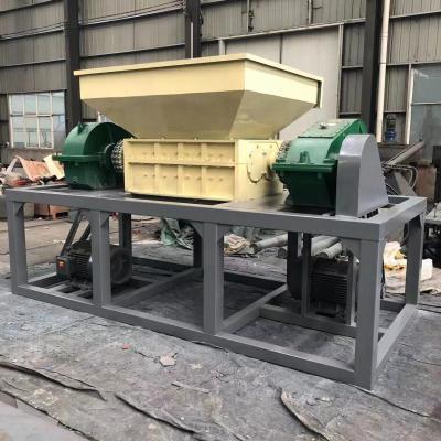 China Double Shaft Recycling Shredder For Metal Wood Paper Tire Plastic Shredder Machine for sale