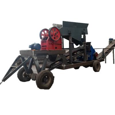 China Chinese Manufacturer's Stone Crusher Machine Mobile Jaw Crusher Machine Portable Rock Crusher On Sale for sale