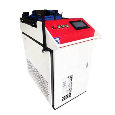 China Industrial Type 1500W Fiber Laser Rust Removal Machine Customizable Head Chylaser Cleaning Metal Provided for sale