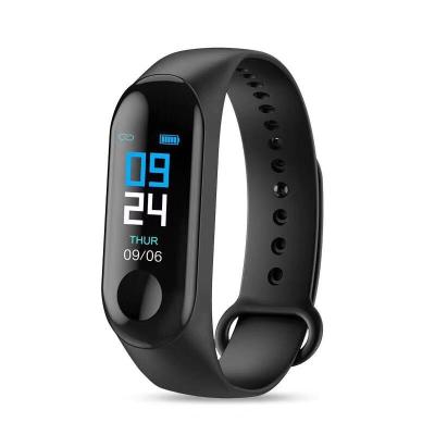 China Touch Screen Smart Bracelet M3 Plus Blood Pressure Heart Rate Tracker Pedometer Smart Wristwatch for sale