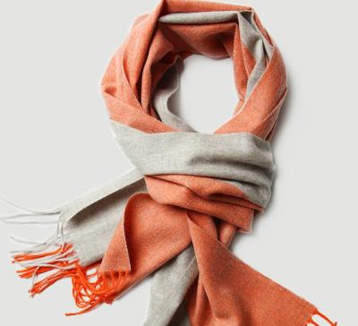 China 100% Pure Cashmere Soft Smooth Feeling Shawls And Scarves Fashion Color Matching Scarf Fall And Winter 55*180cm Revolving Shawls And Scarves for sale