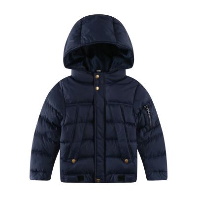 China Wholesale Viable Pure Winter Children Coat Winter Baby Boy Color Hooded Jacket for sale