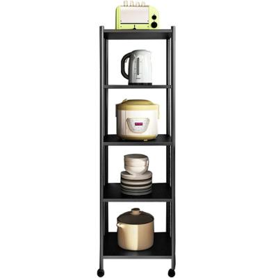 China Vegetable Type Large Capacity Storage Viable Rack Kitchen Basket Fruit And Vegetable Rack Floor Multilayer Sundry Storage Cabinet for sale