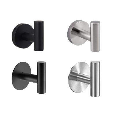 China As Wall Mounted Single Towel Hook Bath Picture Robe Hook 304 Stainless Steel Bathroom Hanger for sale