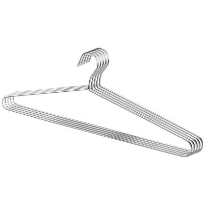 China Large Modern Coat Hanger Stainless Steel Coat Hanger Non-slip Thicken and Bold Coat Hanger for sale