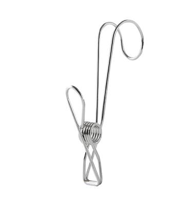 China Stainless Steel Clips Multi Purpose Photo Towel Hanger Leaf Clip Household Clamps for sale