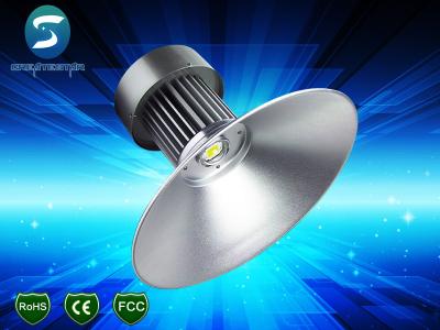 China Ra 80 LED High Bay Shop Lights Indoor Commercial Lighting With Aluminum Heat Sink Cover for sale