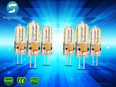 China Dimmable G4 Light Bulb LED Corn Crystal Lamp Lighting Silicone Body 95Lm / W for sale