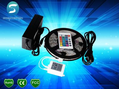 China High Brightness LED Strip SMD 5050 , RGB Commercial Decorative LED Strip Lighting for sale