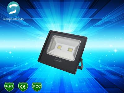 China High Lumen Industrial Outdoor LED Flood Lights , Slim 100W Warm White LED Flood Light IP65 for sale