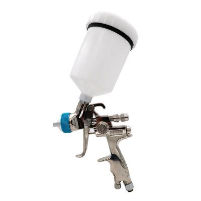 China High Efficient HVLP Air Spray Gun Paint Industrial Spray Gun with 600cc Plastic Cup for sale