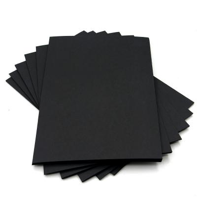 China Anticurl black paper with black core for sale