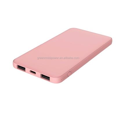 China Slim type C input/output power bank 5000mah power bank 5000mah new products power bank best-selling for sale