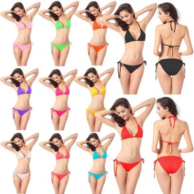 China Hot Promotion Anti-UV Wholesale Beach Wear Swimwear USA Bikini Discount Sale Sexy Cheap Swimwear for sale