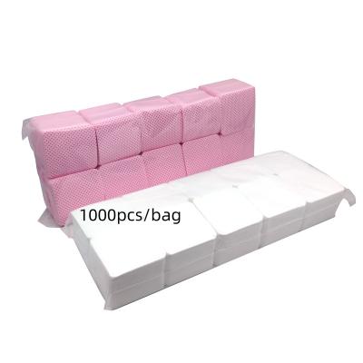 China High Quality Nonwoven Spout Lash Adhesive Extension Cotton Eyelash Glue Shield Pink Mouth Glue Bottle Bag Eyelash Extension Tool Tissue Remover Wipes Rremover for sale