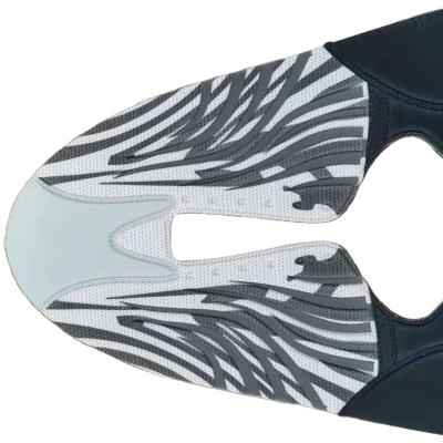 China Shoe Lining Material Printing White Black OEM Logo 4D 5D Shoes Upper Shoe Upper for sale