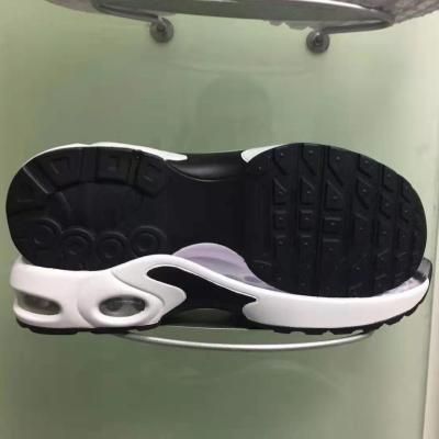 China Widely Used Wide Width Used Air Cushion PU Shoes Sole For Sport Shoes for sale