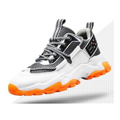 China 2021 Fashion Trend Men's Fashion Sneakers Men's Casual Shoes Sport Running Shoe White Color for sale