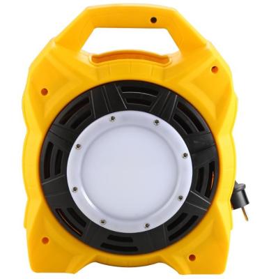 China LANDSCAPE 25M Outdoor IP44 Four Ways Sockets Cable Reel With 18W LED Work Light for sale